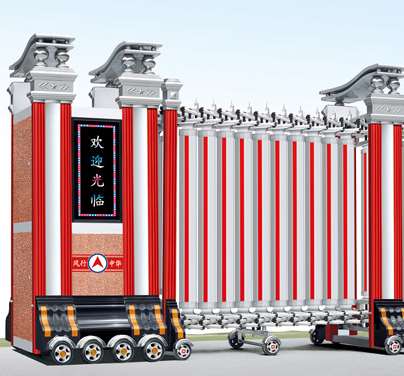 電動(dòng)伸縮門框架結(jié)構(gòu)敘述